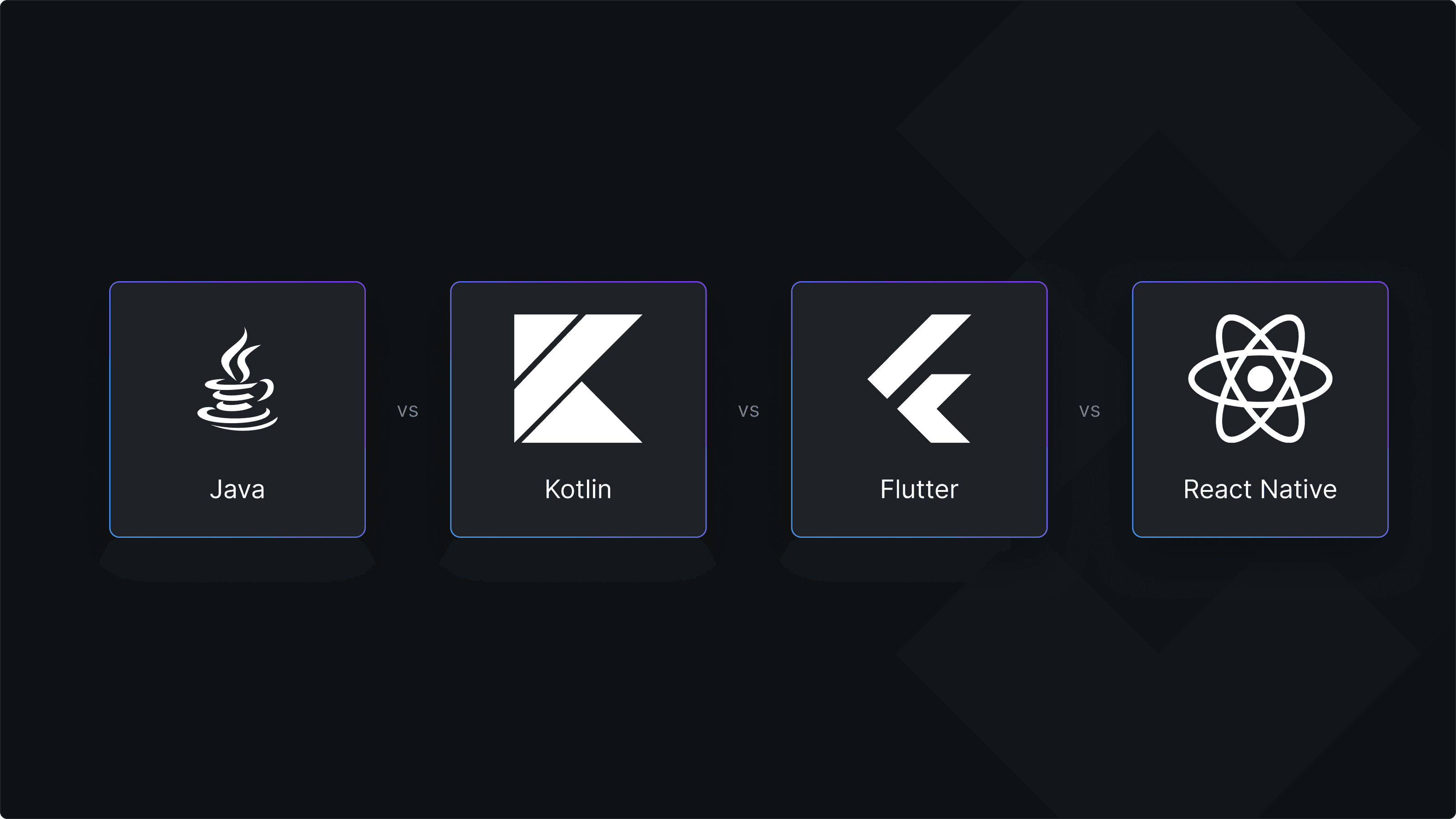 Choosing right tech for Android Dev: Java, Kotlin, Flutter, or RNative?